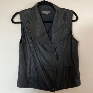 Vince leather vest